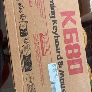 Wired Gaming Keyboard & Mouse Combo - Brown